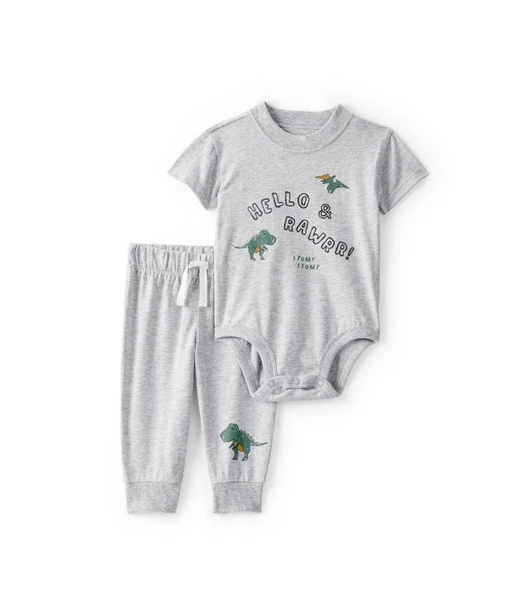Carters Erkek Bebek Body Pantolon Set 1U270510 Gri ürün görseli 1