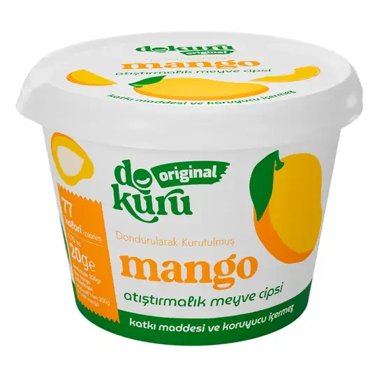 Dokuru Original Mango Atıştırmalık Meyve Cipsi 20gr ürün görseli 1