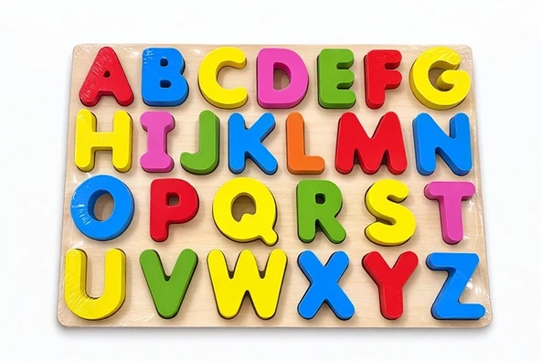 Ahşap Alfabe Puzzle Eğitici Oyuncak 94-432 ürün görseli 1