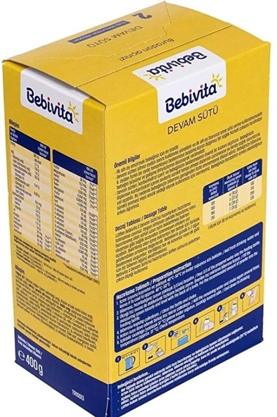 Bebivita Bebek Devam Sütü 2 400 Gr - Resim 3