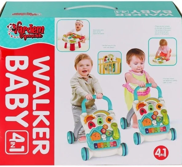 Vardem Piyanolu 4in1 Bebek Yürüteci ürün görseli 1