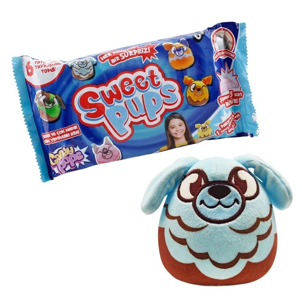 Candy Pops Sweet Pups Kokulu Sürpriz Pelüş ürün görseli 1