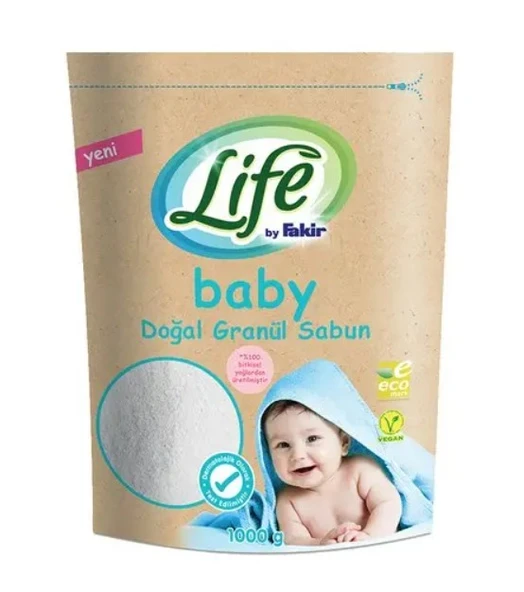 Life by Fakir Baby Doğal Granül Sabun 1000 Gr ürün görseli 1