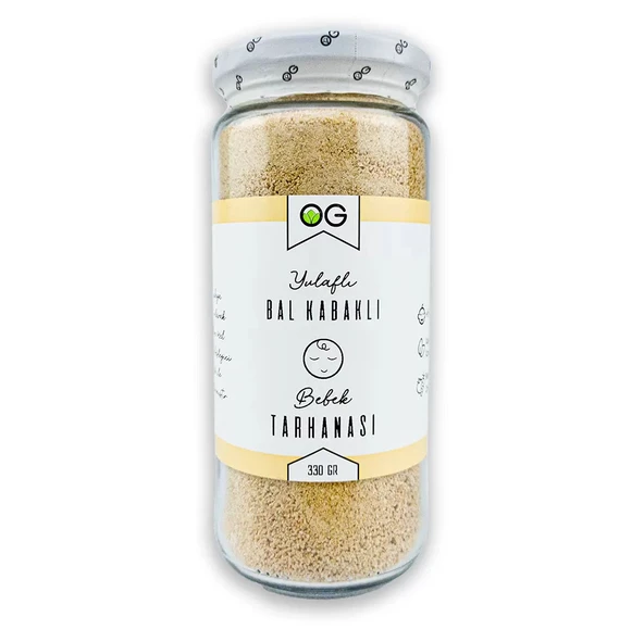 OG Natural Organik Yulaflı Bal Kabaklı Bebek Tarhanası 330 Gr ürün görseli 1