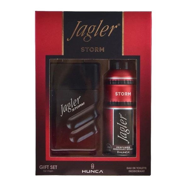 Jagler Storm EDT 90 ml Erkek Parfümü ve 150 ml Deodorant Seti ürün görseli 1