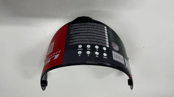 LS2 RAPID-RAPID 2-RAPID MINI-STREAM-STREAM EVO-STORM-STORM 2 KASK CAMI SİYAH - Resim 3