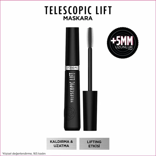 LOreal Paris Telescopic Lift Maskara - Resim 5