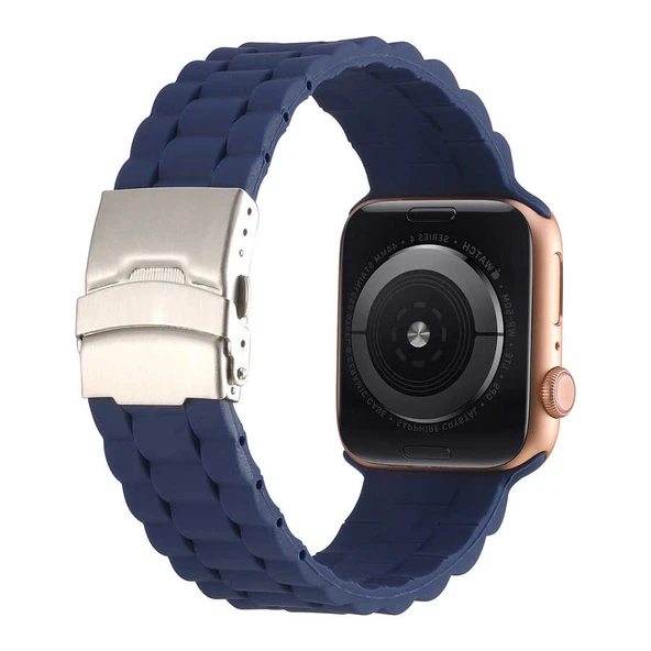 Apple Watch 42mm KRD-72 Silikon Kordon - Resim 5