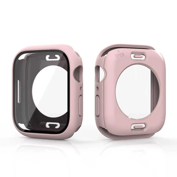 Apple Watch 44mm 360 Derece Korumalı Kasa ve Ekran Koruyucu Zore Watch Gard 12 ürün görseli 1