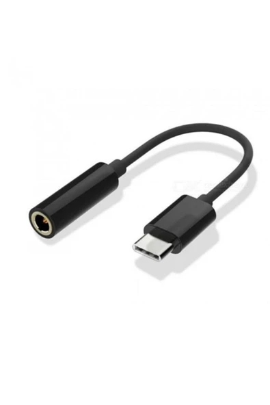 Kulaklık Dönüştürücü Usb-C 3.5MM TR10 Siyah ürün görseli 1