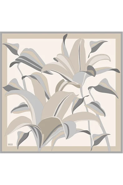 Saf Twill İpek Eşarp 4035D - Resim 7