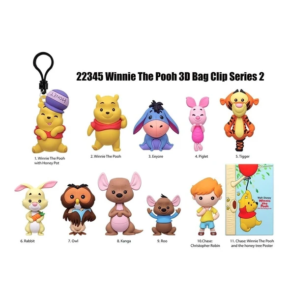 Winnie The Pooh Klipsli Figür Seri 65 - Resim 2