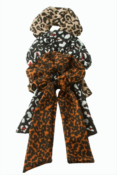 Kuyruklu Leopar Desenli Simit Toka ürün görseli 1