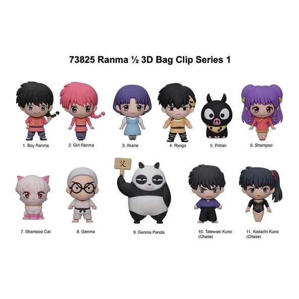 Ranma ½ Klipsli Figür Seri 1 - Resim 2