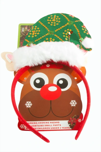 Noel Baba Şapkası Yılbaşı Taç ürün görseli 1