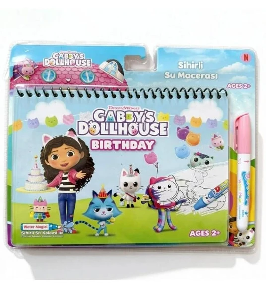 BK0011 GABBY DOLLHOUSE LİSANSLI BOYAMA KİTABI-GPT ürün görseli 1