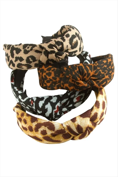 Leopar Desenli Fiyong Taç ürün görseli 1
