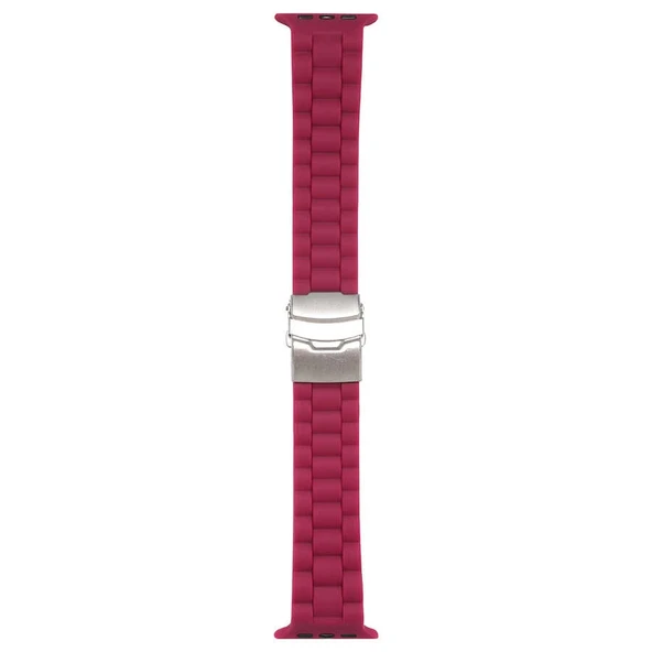 Apple Watch 7 45mm KRD-72 Silikon Kordon - Resim 5