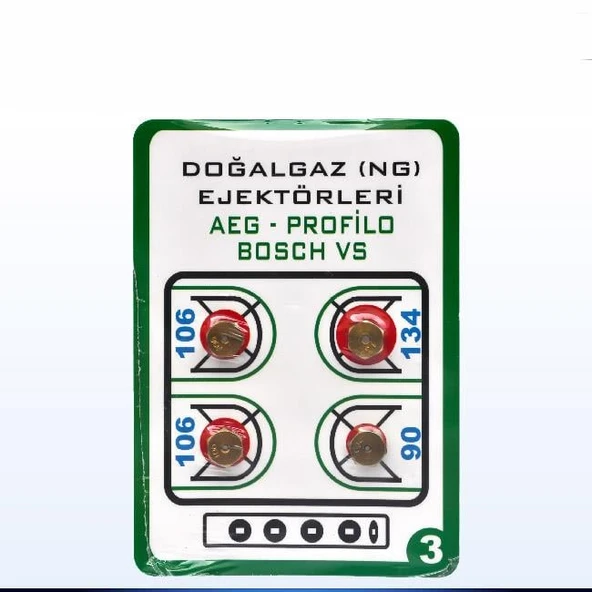 ENJEKTÖR DOĞALGAZ 7NO (TAKIM) ürün görseli 1