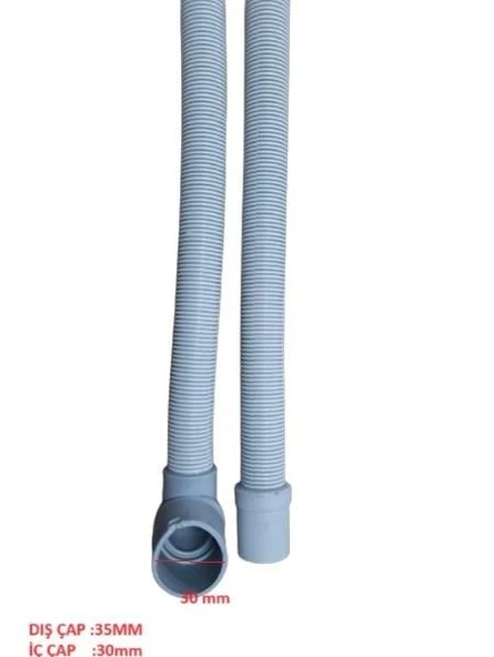 BYM DİRSEKLİ TAHLİYE HORTUMU MAKSAN-FAĞOR BARDAK YIKAMA (35*30 MM) 250 CM ürün görseli 1