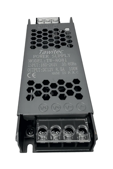 12 Volt 8,5 Amper CCTV Güvenlik Kamerası ve  Led Sistemleri Trafosu ( 1 Kalite Ürün ) ürün görseli 1