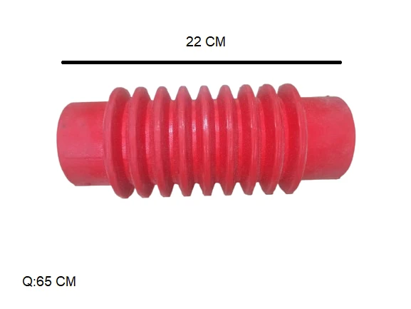 KÖRÜKLÜ HORTUM Q65X220 MM 9 BOĞUM (SİLİKON ) ürün görseli 1