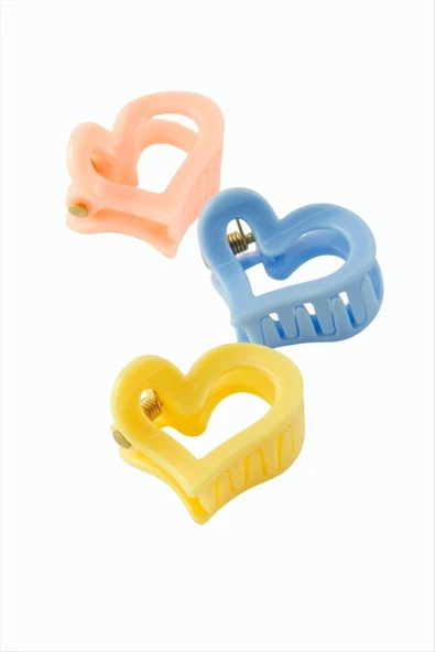 3 Adet Kalp Mandal Toka 2 cm ürün görseli 1