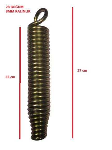 ASKI YAYI KROMLÜKS 8MM (20-30-40KĞ 23CM 28 BOĞUM) ürün görseli 1