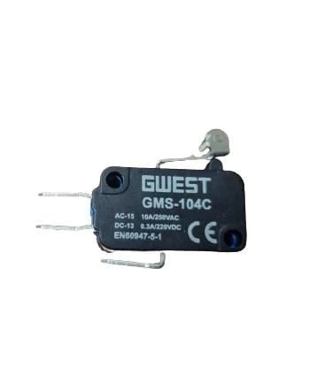 KISA KOLLU METAL MAKARALI MİKRO SWITCH 10A (GMS-104C) ürün görseli 1
