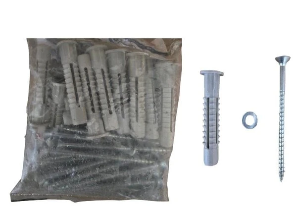 10MM ROKET DÜBEL TAKIM GRİ (PAKET 20 Lİ) ürün görseli 1