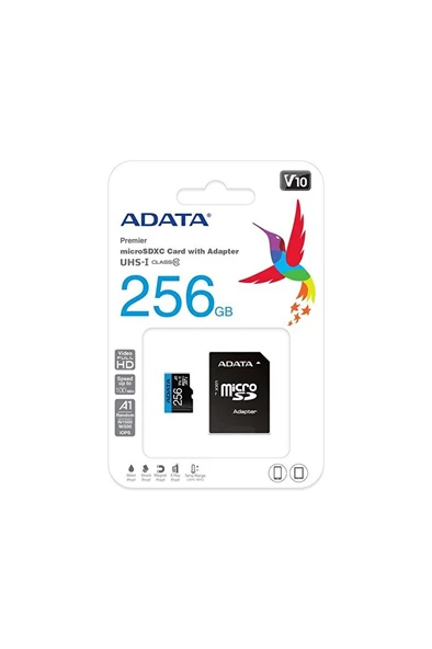 Premier 256 GB Micro SD Hafıza Kartı (100MB/sn-25MB/sn) ürün görseli 1