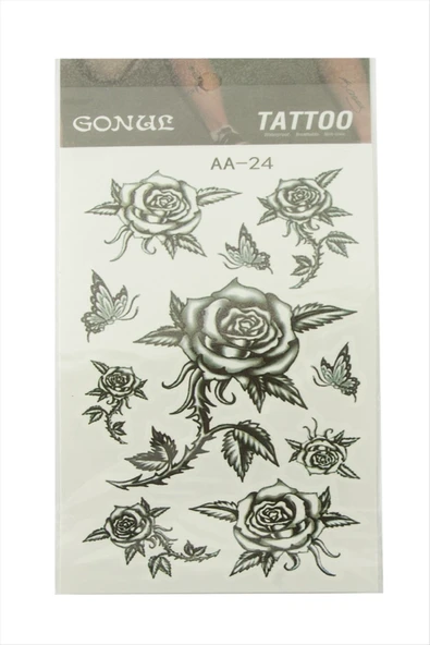 Gül Tattoo Dövme Sticker ürün görseli 1