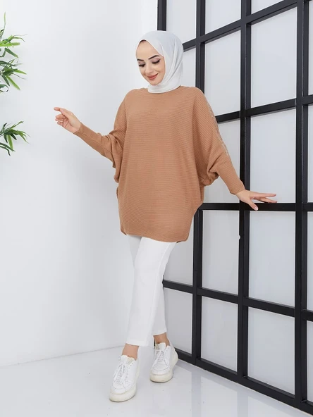 TRİKO YARASA KOL TUNİK - Resim 3