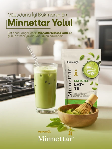 Minnettar Matcha Latte 200 Gr - Resim 2