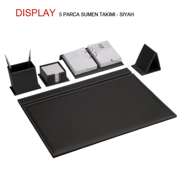 Gıpta Sümen Takımı 5 Parça Display Siyah ürün görseli 1