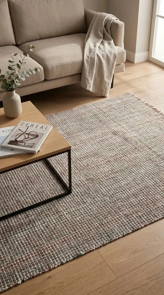 Kapadokya Multicolor  Dekoratif Jüt Kilim ürün görseli 1