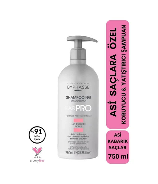 Byphasse Hair Pro Asi Saçlara Özel Koruyucu Ve Yatıştırıcı Şampuan 750ml ürün görseli 1