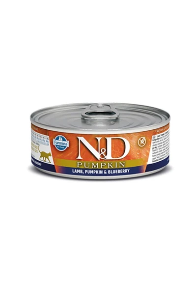 N&D CAT LAMB, PUMPKİN&BLUEBERRY 70GR - Resim 2