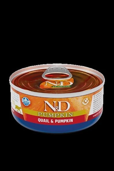 N&D CAT QUAİL&PUMPKİN 70GR ürün görseli 1