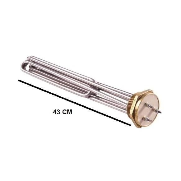 REZİSTANS 2" 10000W 43 CM 8,5MM 220-380V  DOLGULU (B2 93671) ürün görseli 1