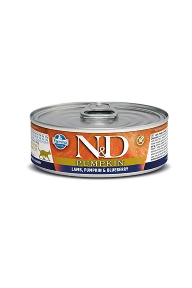 N&D CAT LAMB, PUMPKİN&BLUEBERRY 70GR - Resim 7
