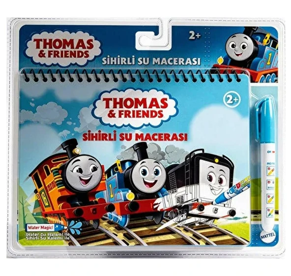 Thomas & Friends Sihirli Suyla Boyama Kitabı - Leke Bırakmayan Sihirli Su Kalemli Aktivite Kitabı ürün görseli 1