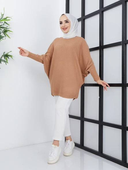 TRİKO YARASA KOL TUNİK - Resim 6