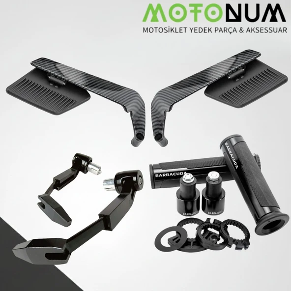 Arora Max-T Modifiye Seti-Siyah-Karbon Aerodinamik-Md03840 ürün görseli 1