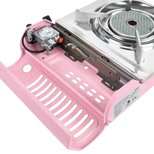 Orcamp Seramik Pro Portatif Ocak Pembe - Resim 3