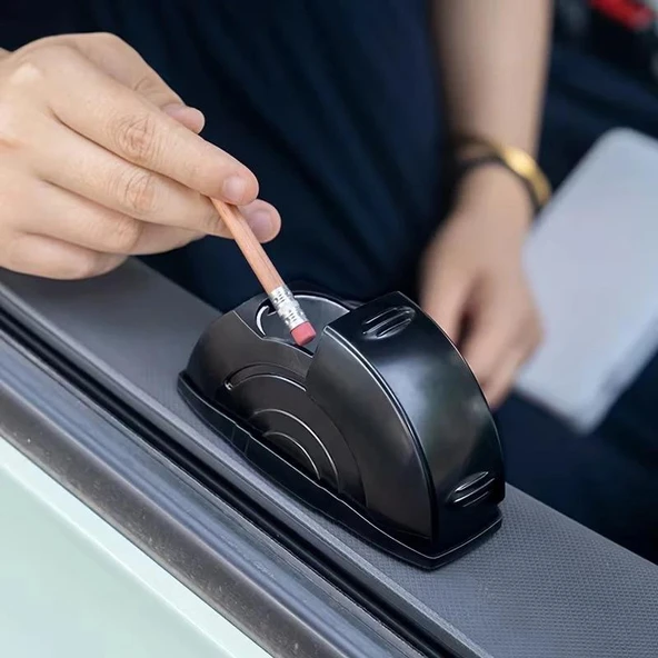 3B Trend Araç İçi Küllük Metal Hazneli Kayar Kapaklı Araba Küllüğü Koku Kesen Otomobil Küllüğü Siyah ürün görseli 1