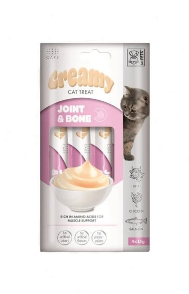 M-Pets Joint & Bone Fonksiyonel Creamy Kedi Ödülü 4x15gr ürün görseli 1