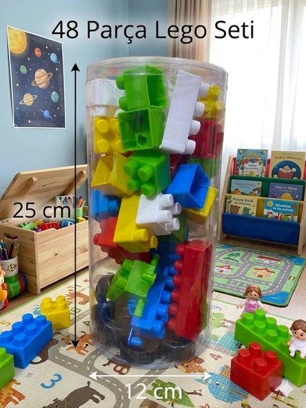 48 Parça Asetat Kutuda Lego Seti ürün görseli 1