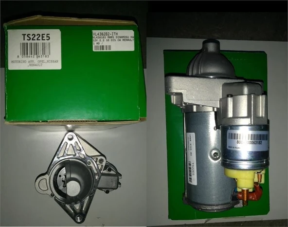 VALEO ITHAL MARŞ DINAMOSU 12V.(2,2 KW) 10 DIS CW RENAULT MASTER III 2012-- MEGANII -III 2,0 DCI OPEL MOVANO ürün görseli 1