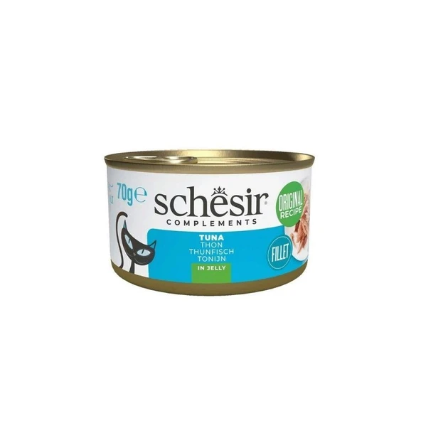 Schesir Jöle İçinde Ton Balıklı Yetişkin Kedi Konservesi 70 gr ürün görseli 1